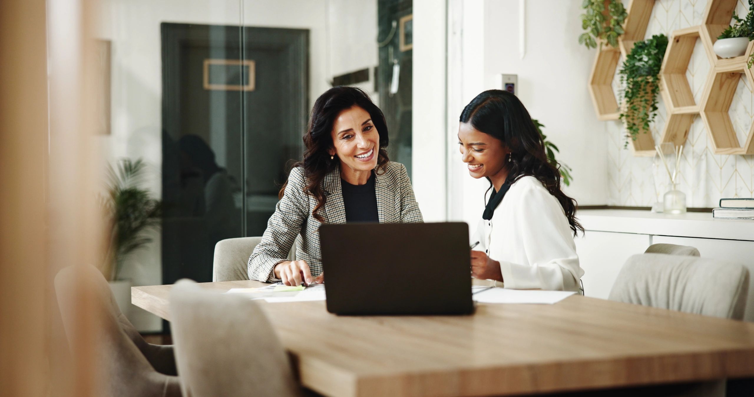 Global HR strategy session with diverse professionals